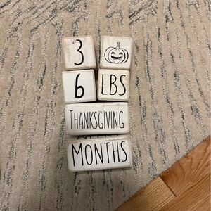 Baby Milestone Blocks